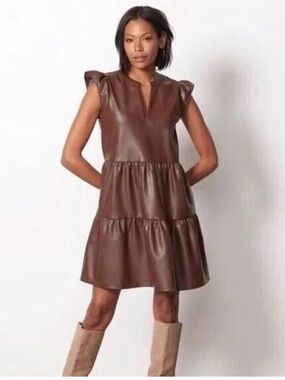 Evereve Brown Mini Dress